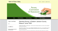 Desktop Screenshot of bankofgrainvalley.com
